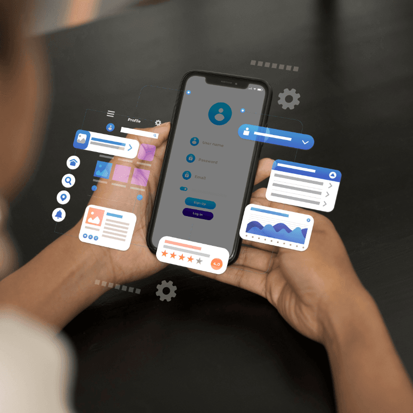 Ejemplo de prototipado UI en Figma